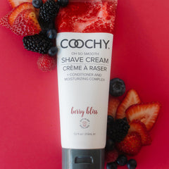 Coochy Berry Bliss fragrance close-up highlights berry scent and luxurious pampering.