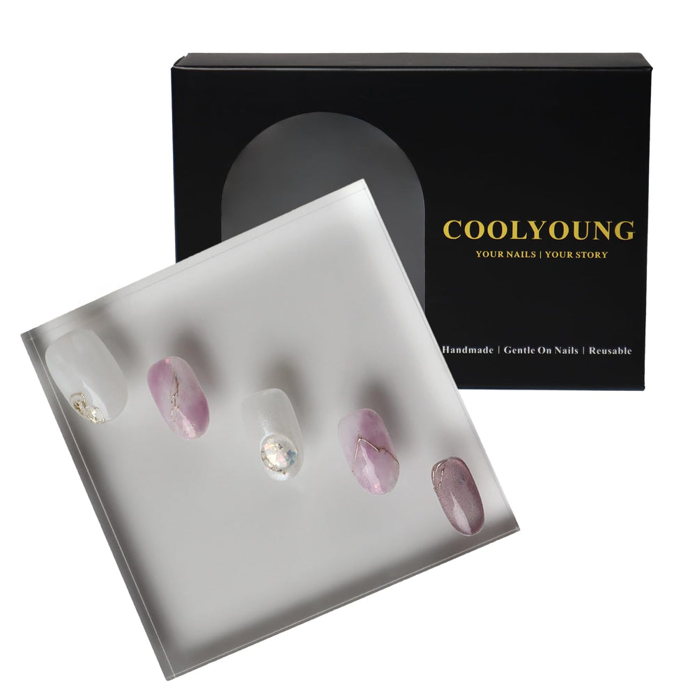 COOLYOUNG adaptive-fit nail shape contouring to natural nails