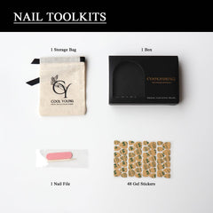 COOLYOUNG waterproof finish on nails for lasting shine