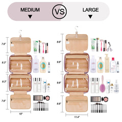 COOSKY 360-degree-hook image highlights versatile hanging options in hotel bathrooms