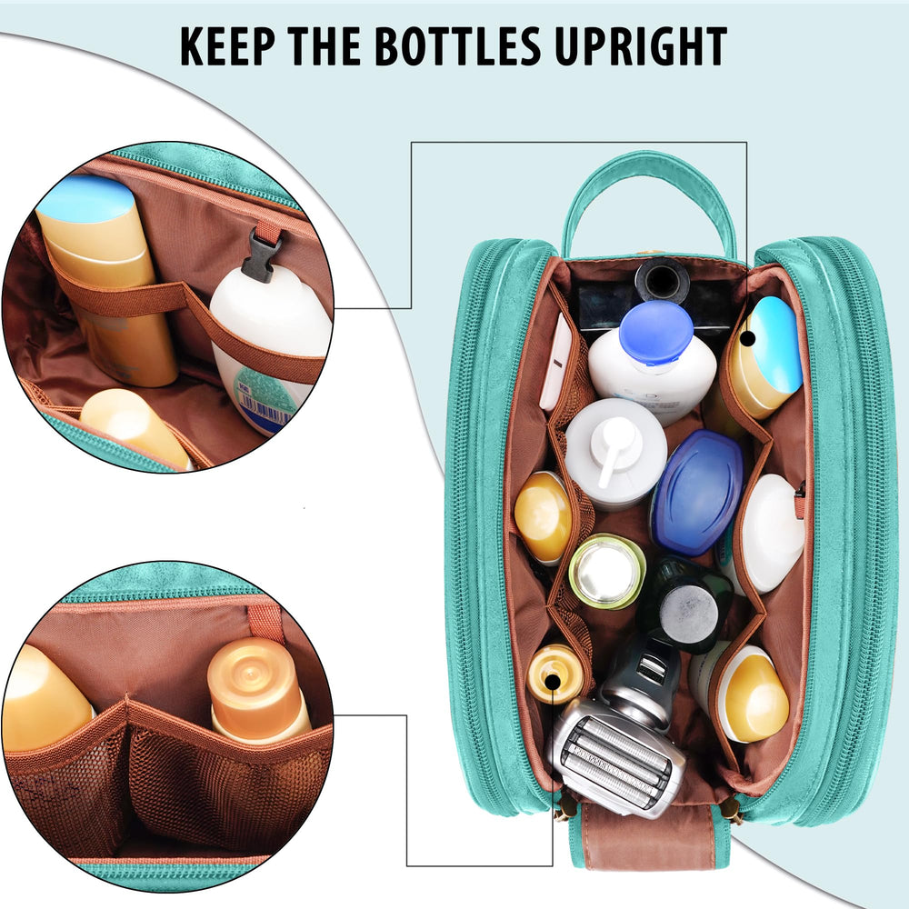 COOSKY Lake Blue leak-proof bottle covers prevent spills during travel