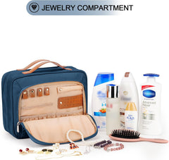 COOSKY waterproof cosmetic bag protects products from leaks