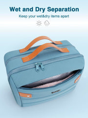 COOSKY bag blue 360° hook for versatile bathroom hanging options