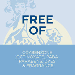 Coppertone Pure & Simple 5-ounce bottle designed for family outdoor use.