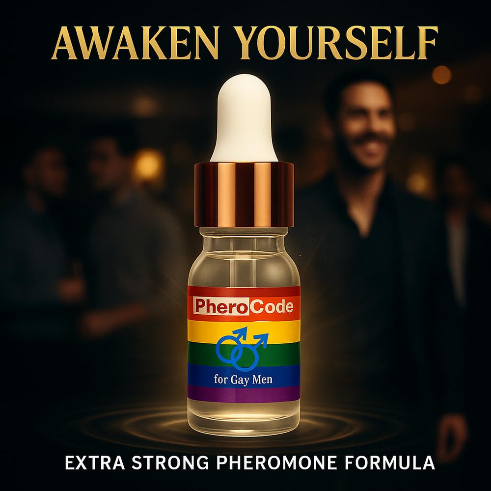 CopulinAndrone PheroCode bottle emphasizes high-concentration pheromones for confident presence
