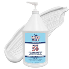 Coral Isles bulk sunscreen pump for quick group applications