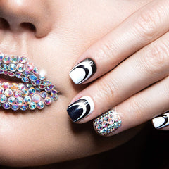 Kids enjoying CoralBeau nail art designs in action with friends.
