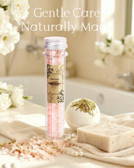 Coralogo bath bombs and salts shown for a soothing bath experience