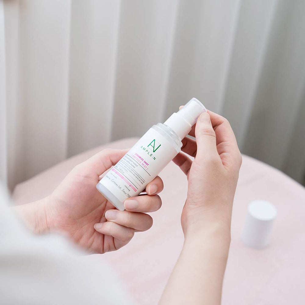 Coreana hydration bottle and spray nozzle ready for on-the-go use