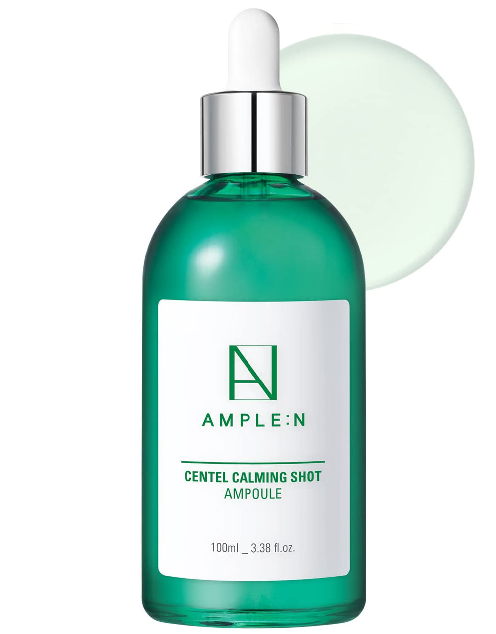 CORÉANA Centel Calming Shot Serum bottle front view illustrating soothing formula for sensitive skin.