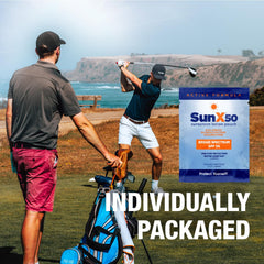 CoreTex Sun X 50 SPF packaging with logo for retail display.