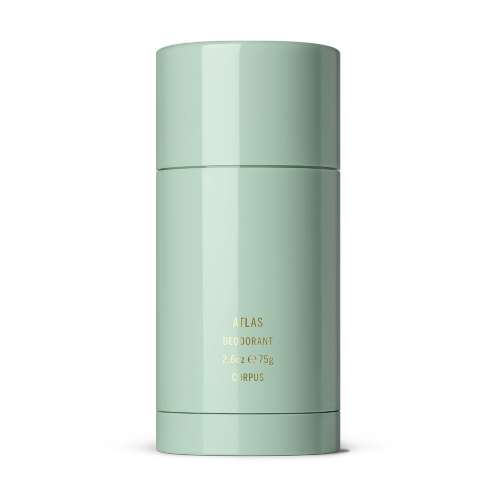 Corpus natural deodorant stick for sensitive skin with smooth, residue-free application.