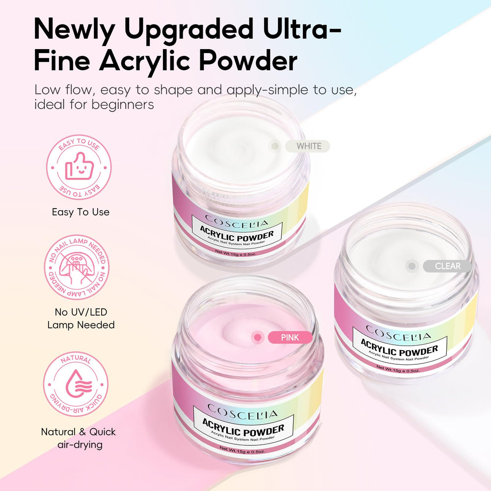 COSCELIA four-color gel polish set for versatile nail looks