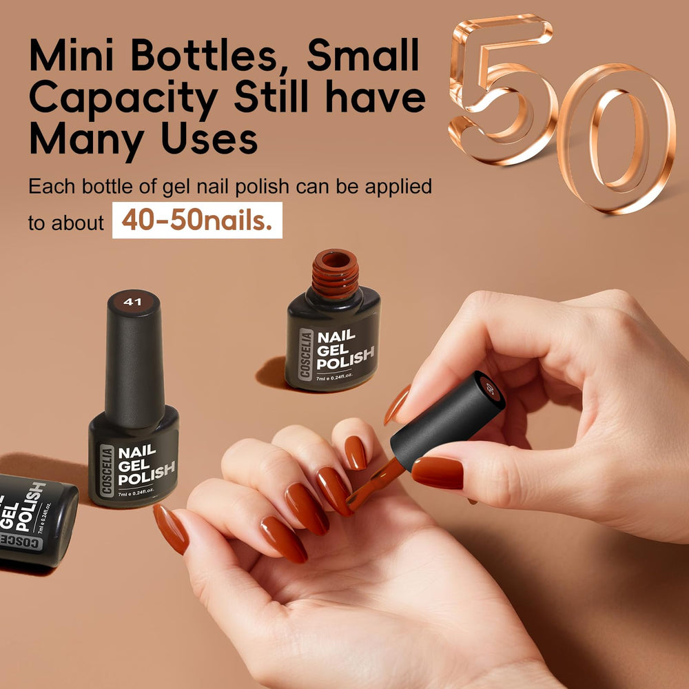 COSCELIA glitter nude shade adds texture and visual interest to nails