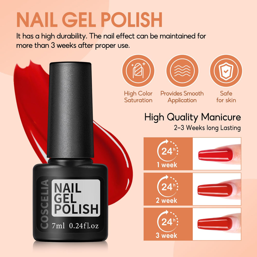 COSCELIA nail-art tools enable precise, professional-looking accents.