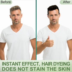 COSKOA color result image displaying vibrant black tone with minimal stain.