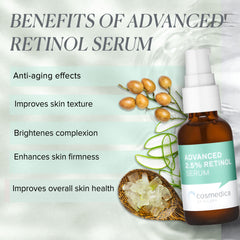 Cosmedica Skincare Retinol Serum with vitamin E for nourishing skin