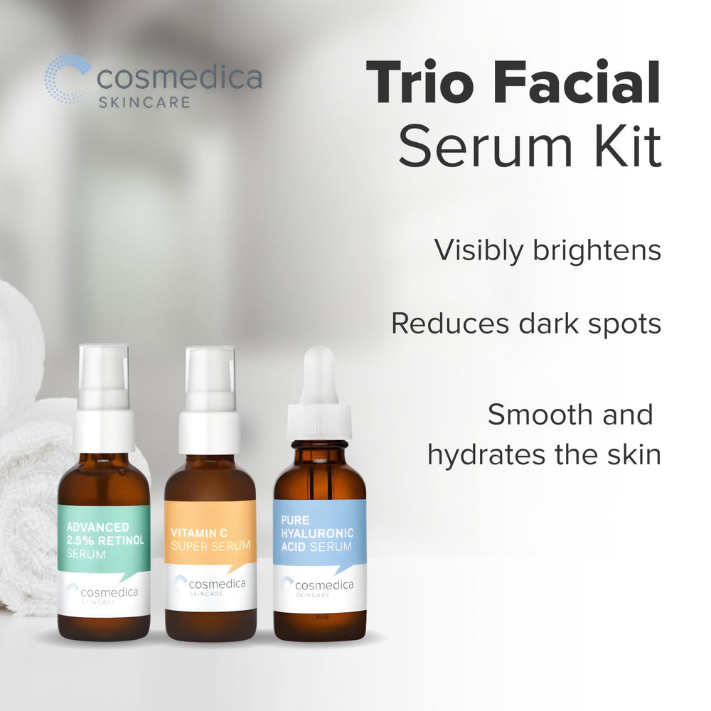 Cosmedica Skincare Vitamin C serum brightening and tone enhancement preview.