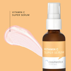 Cosmedica Skincare Retinol 2.5% Serum bottle showing clean packaging.