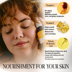 Cosmedica Vitamin C Super Serum texture closeup, smooth and creamy.