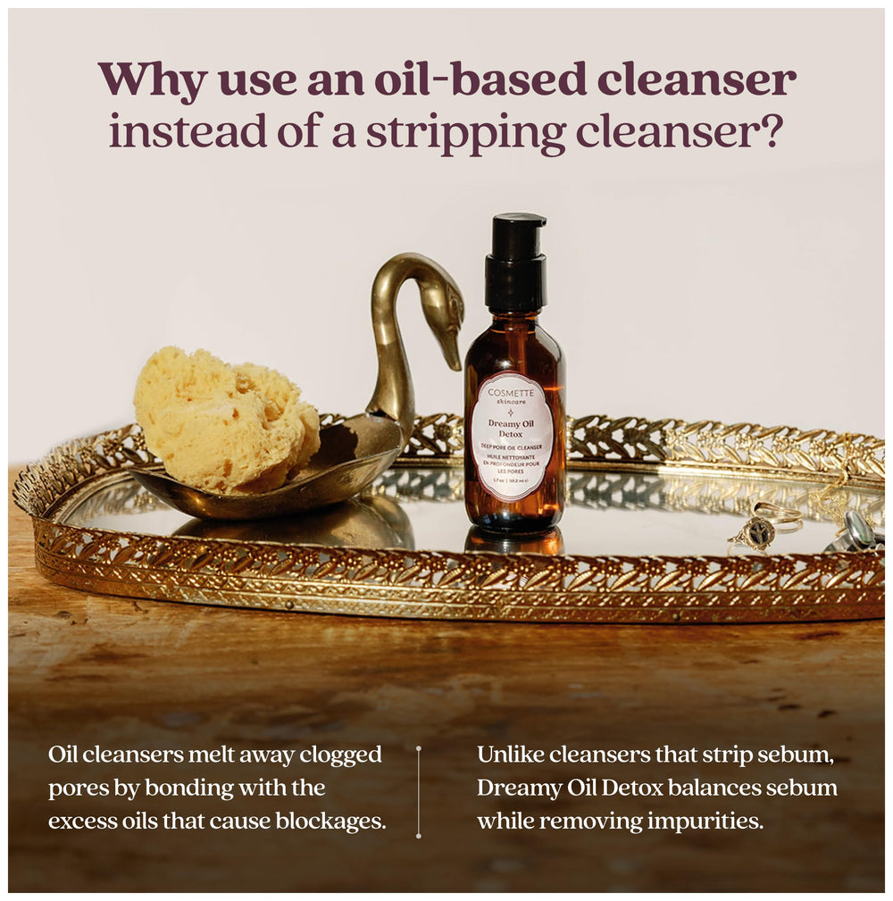 Cosmette Dreamy Deep Pore Cleanser emulsification action shown for easy rinse.