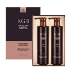 COSMOCOS RG3 shampoo label shows MFDS-approved Korean formula.