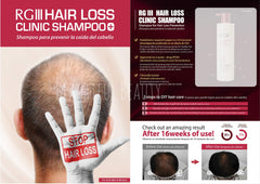 COSMOCOS RGIII shampoo foam forming on hair for cleansing texture