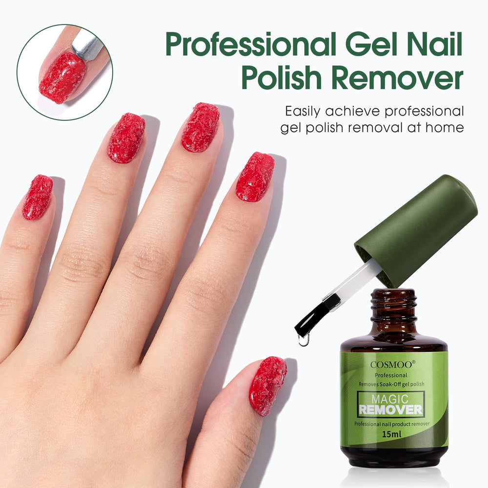 Peeling latex tape from nail edge after removal