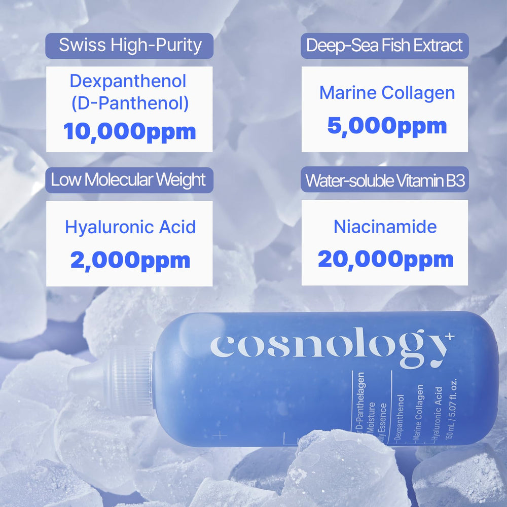 COSNOLOGY+ dexpanthenol ingredient highlights soothing effect