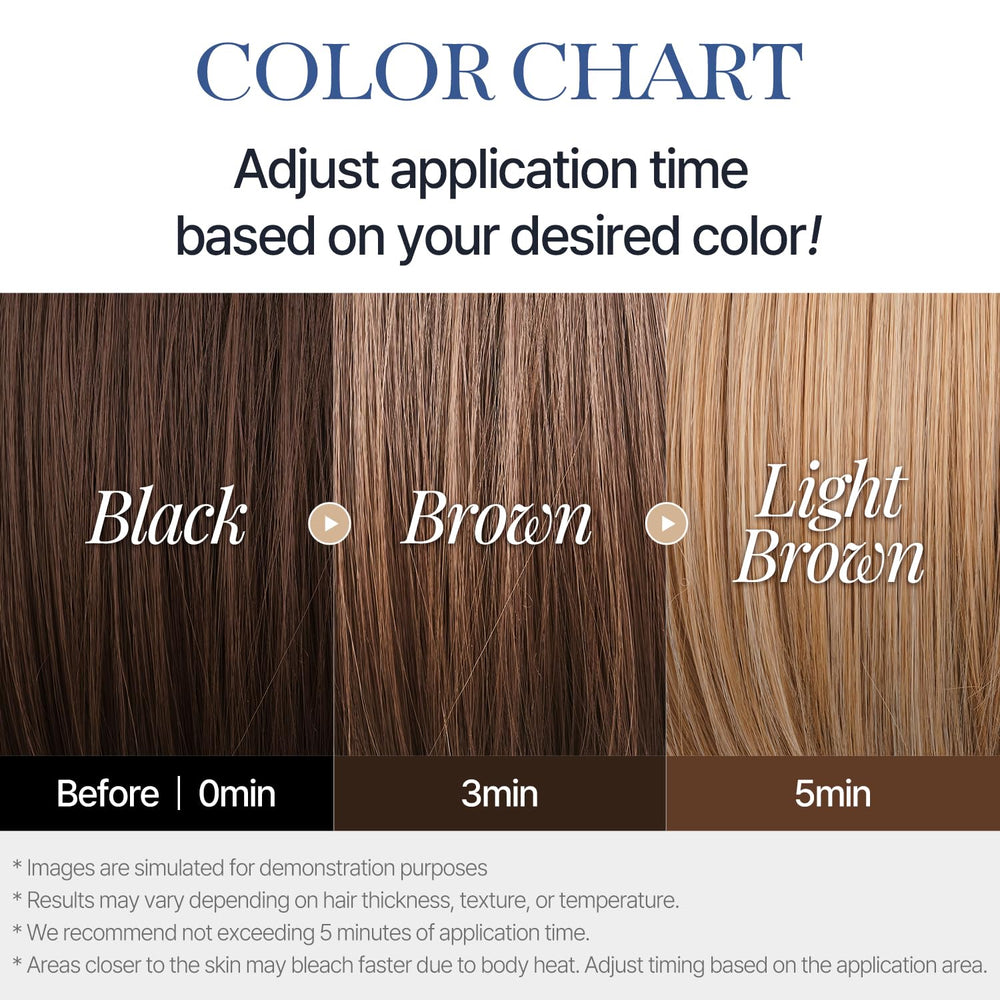 COSNORI Easy Brow Tone Changer application steps for quick at-home use