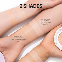COSNORI Panthenol Barrier Cushion moisture lock for hydrated skin tone.