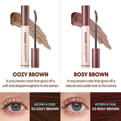 COSNORI Silk amino acids nourish lashes while wearing mascara.