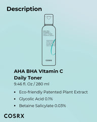 COSRX ABC Daily Toner bottle fits neatly into a minimalist skincare setup