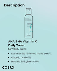 COSRX ABC Daily Toner packaging and bottle design appears premium and easy to store.