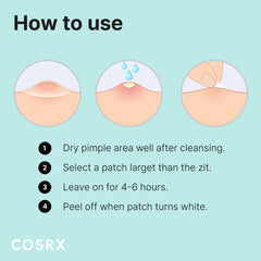 COSRX acne patch in daily use style for convenience