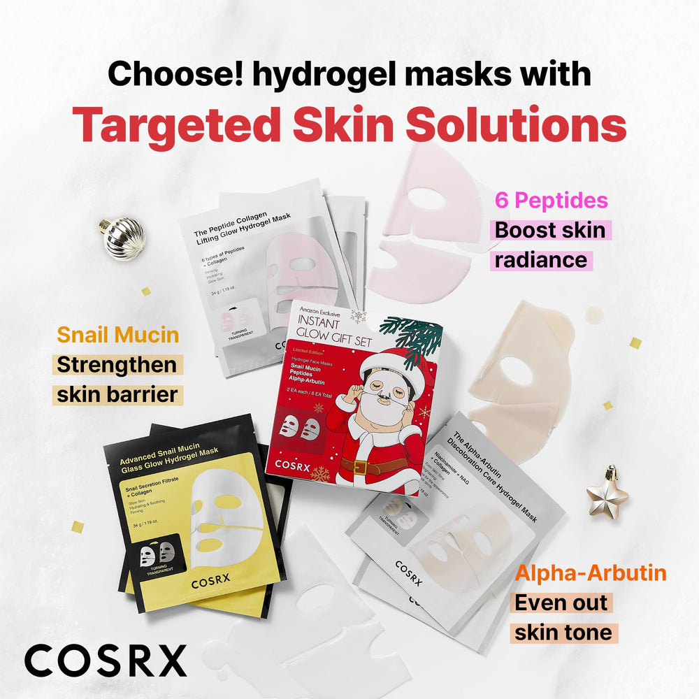 COSRX Alpha-Arbutin mask promotes even-toned, clarified skin.