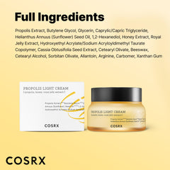 COSRX Full Fit Propolis Light Cream travel-size bottle ready for on the go