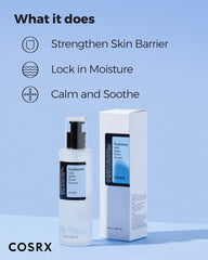 COSRX toner ingredients highlight hyaluronic acid and sea buckthorn water for hydration.
