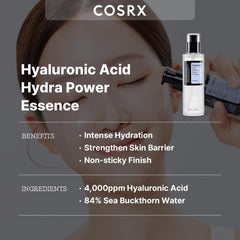 Close-up of COSRX toner pump for easy 2-3 pump application.