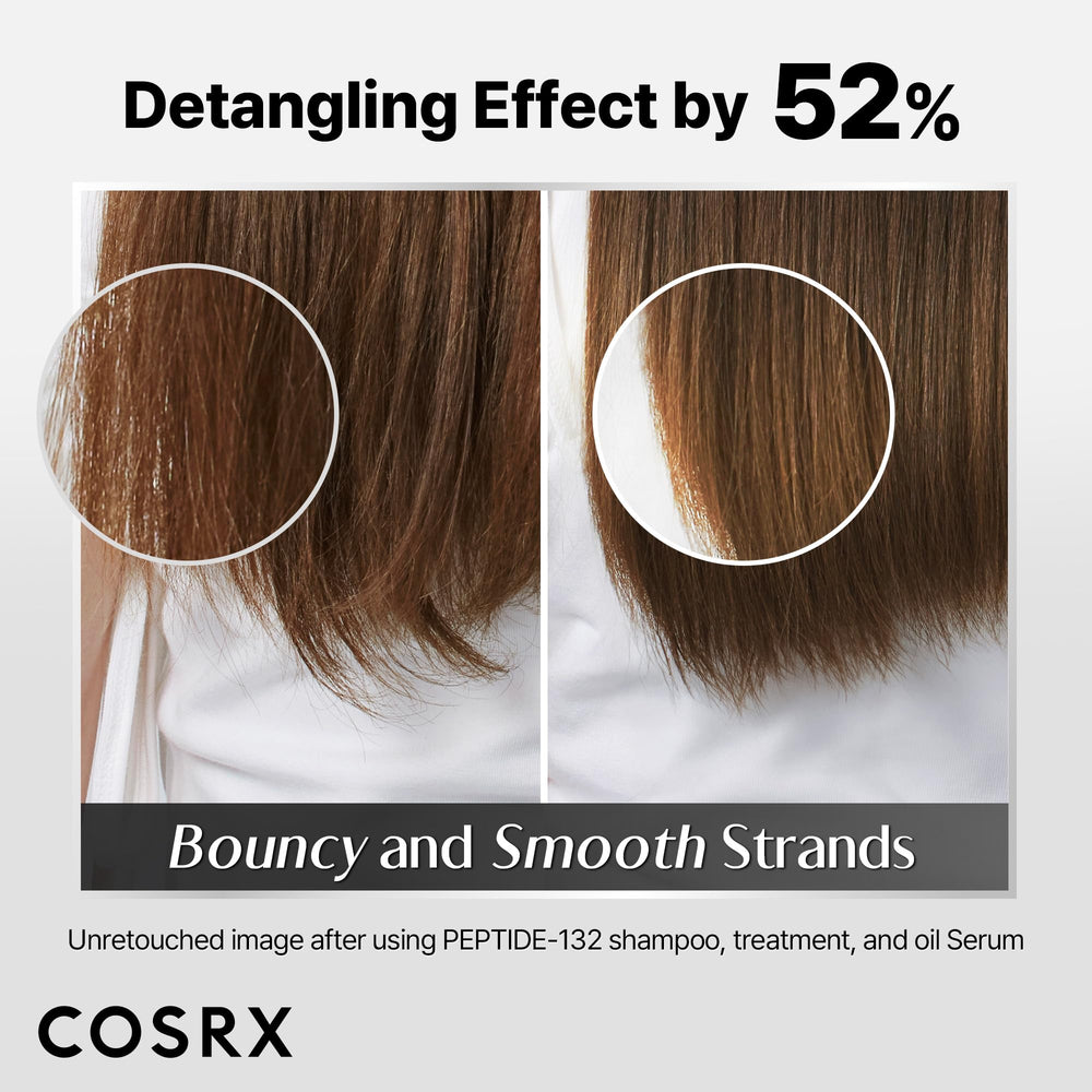 COSRX PEPTIDE-132 Bottle gleams, suggesting salon-like shine at home.