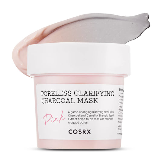 COSRX Pink Pore Clarifying Charcoal Mask pack purifies pores and refines skin texture