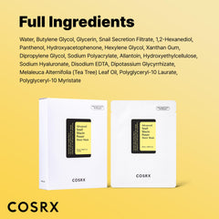 COSRX Snail Mucin Sheet Mask for dry skin nourishment and comfort.