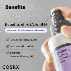 COSRX Willow Bark Water Toner bottle for skin-soothing care.