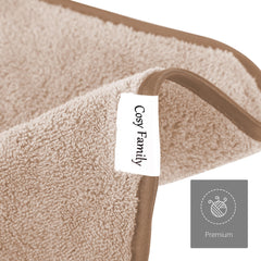 Cosy Family cloths are machine washable for easy ongoing care