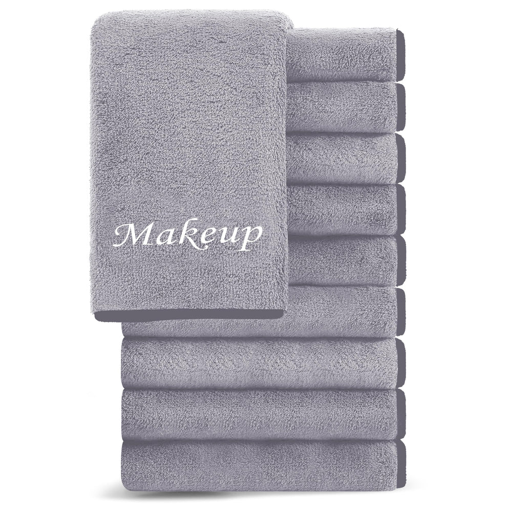 Cosy Family makeup remover cloths in gray for quick cleansing without staining towels.