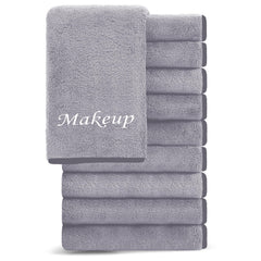 Cosy Family makeup remover cloths in gray for quick cleansing without staining towels.