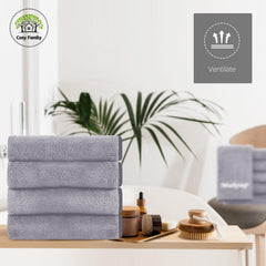 Cosy Family towels stay white and clean with stain-free makeup cloths.