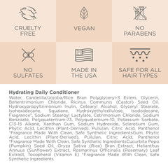 Cote Beauty Hydrating Conditioner packaging displayed on bathroom shelf.