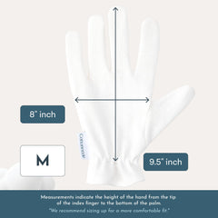 Cottonnerie reusable, eco-friendly gloves ideal for a sustainable skincare routine.
