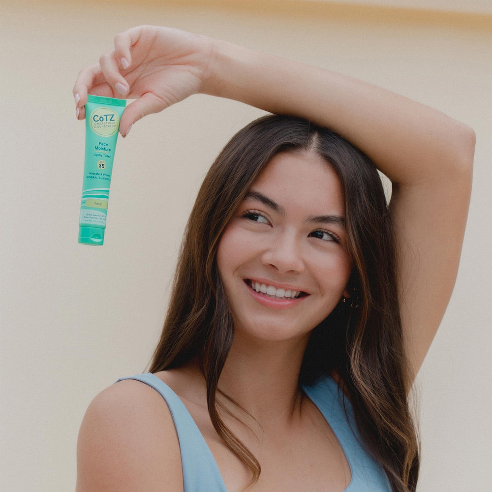 CoTZ tinted sunscreen offers a matte finish